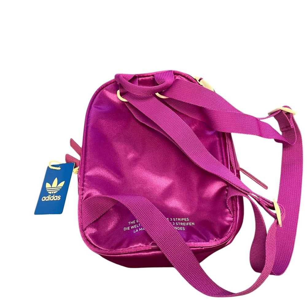 Adidas purple mini Backpack with Logo - Picture 2 of 5